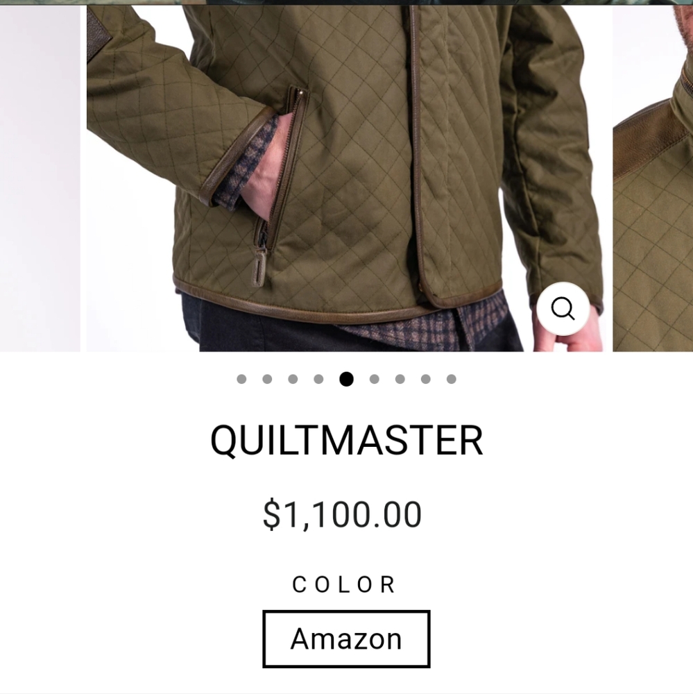 Quiltmaster. Robert Comstock & Co Army Green